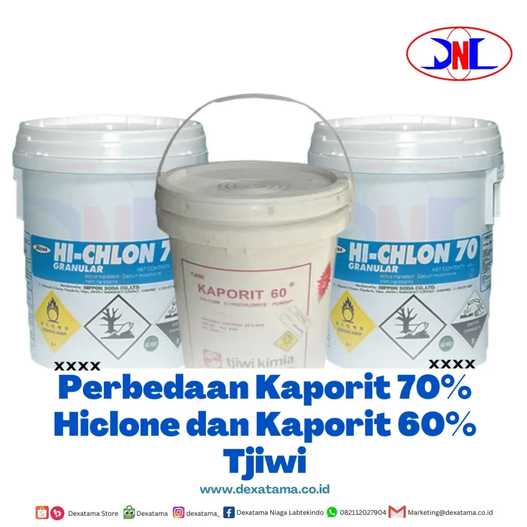 Perbedaan Kaporit 70% Hiclone dan Kaporit 60% Tjiwi