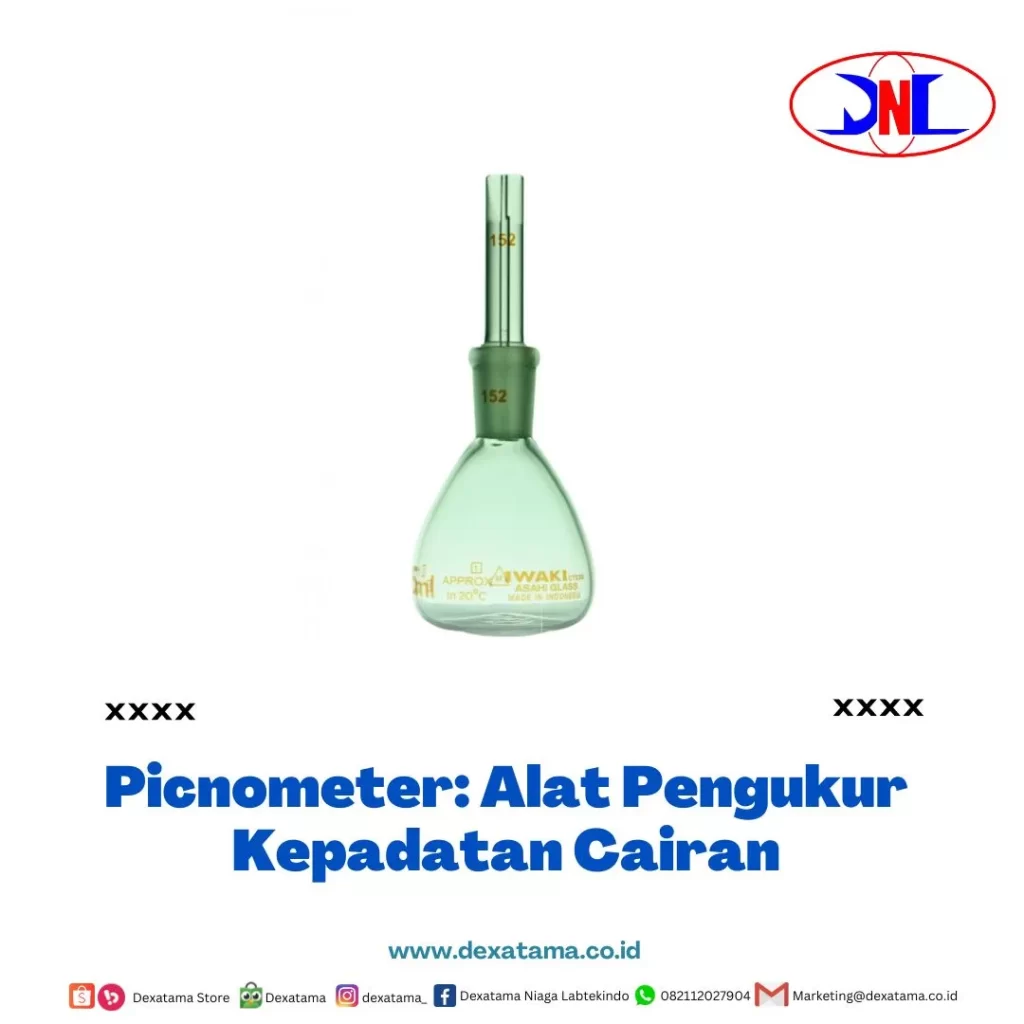 Picnometer Alat Pengukur Kepadatan Cairan