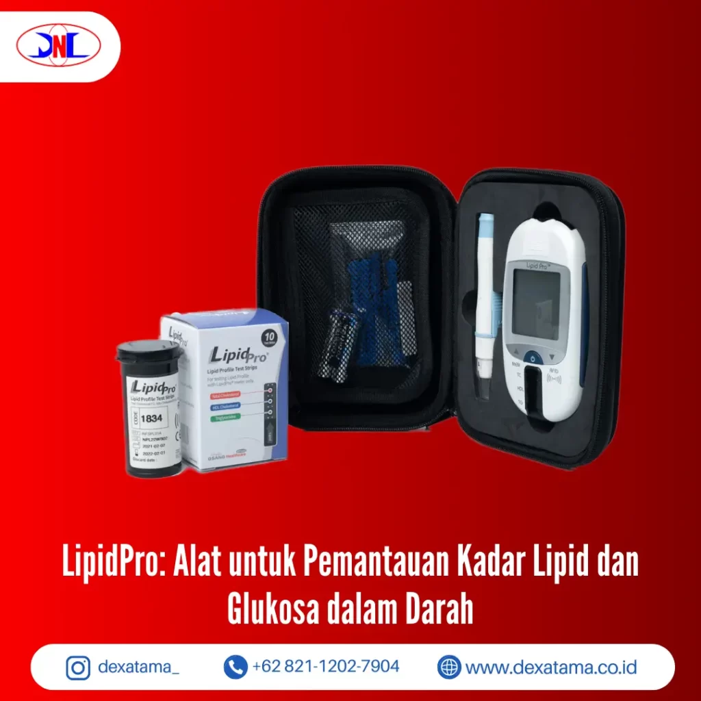 LipidPro Alat untuk Pemantauan Kadar Lipid dan Glukosa dalam Darah