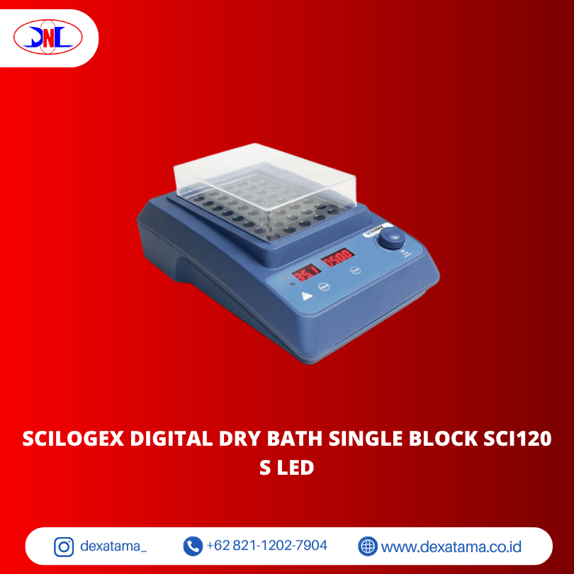 SCILOGEX Digital Dry Bath Single Block SCI120 S LED