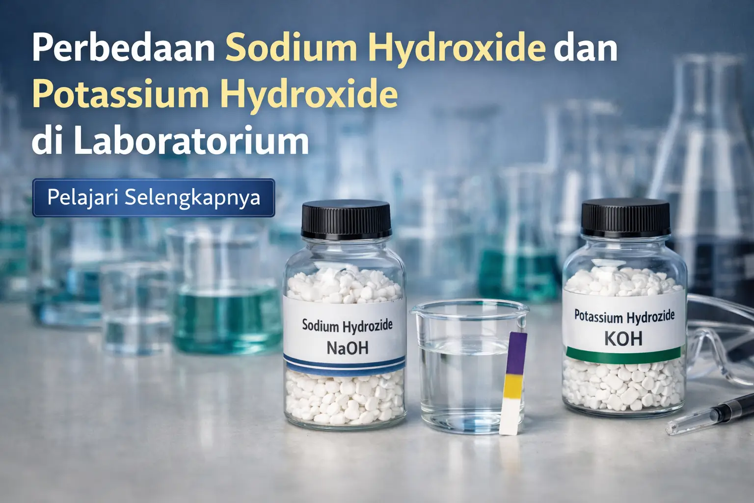 Perbedaan Sodium Hydroxide dan Potassium Hydroxide di Laboratorium Perbedaan Sodium Hydroxide dan Potassium Hydroxide di Laboratorium