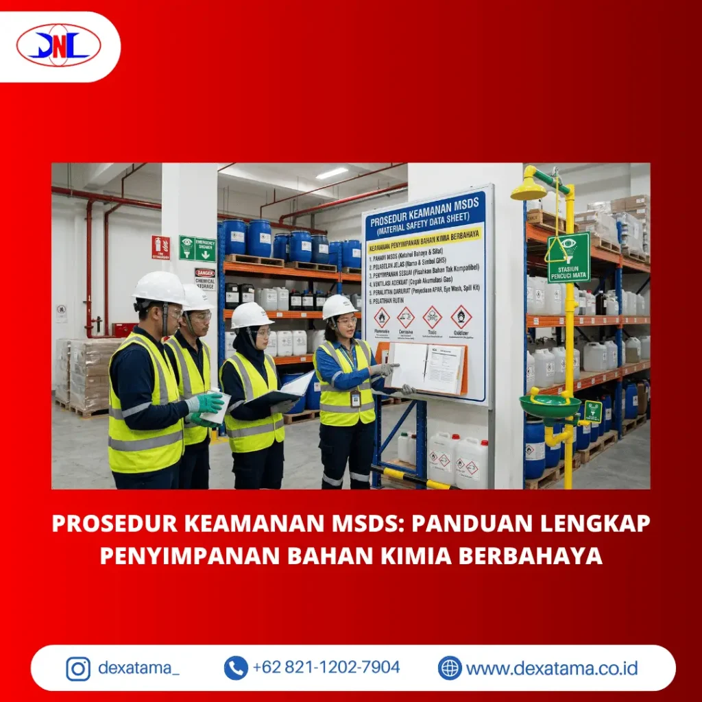 Prosedur Keamanan MSDS Panduan Lengkap Penyimpanan Bahan Kimia Berbahaya