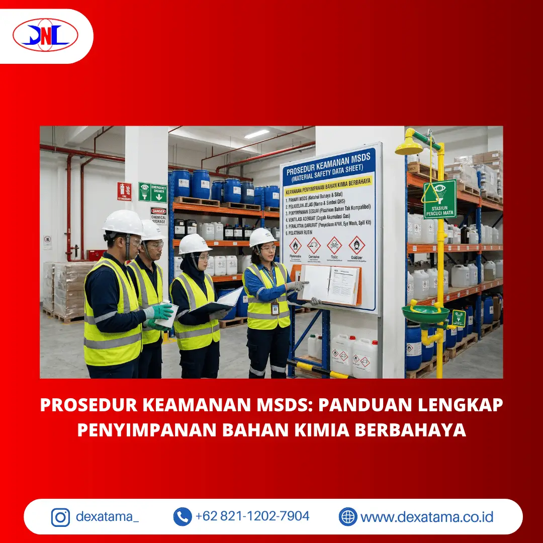 Prosedur Keamanan MSDS Panduan Lengkap Penyimpanan Bahan Kimia Berbahaya