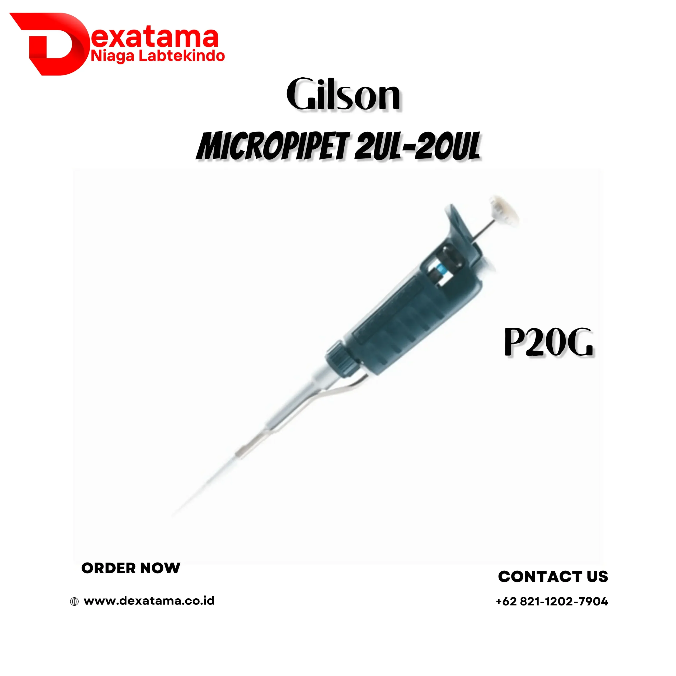 Gilson Pipetman G P20G 2-20 uL