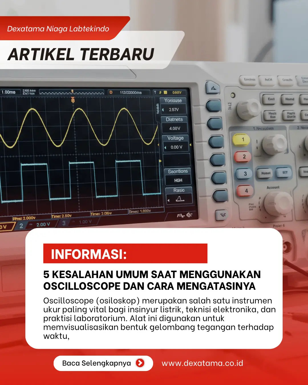 5 Kesalahan Umum Saat Menggunakan Oscilloscope dan Cara Mengatasinya