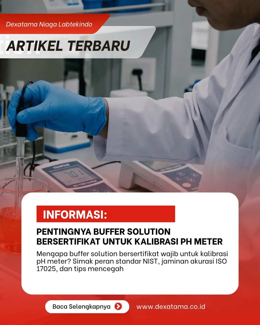 Pentingnya Buffer Solution Bersertifikat untuk Kalibrasi pH Meter