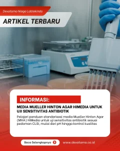 Media Mueller Hinton Agar HiMedia untuk Uji Sensitivitas Antibiotik
