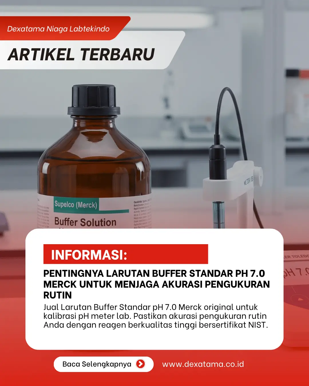 Pentingnya Larutan Buffer Standar pH 7.0 Merck untuk Menjaga Akurasi Pengukuran Rutin