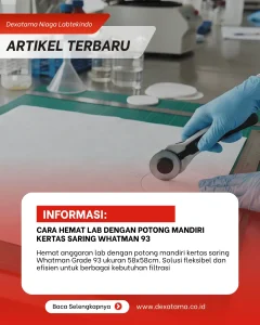 Cara Hemat Lab dengan Potong Mandiri Kertas Saring Whatman 93
